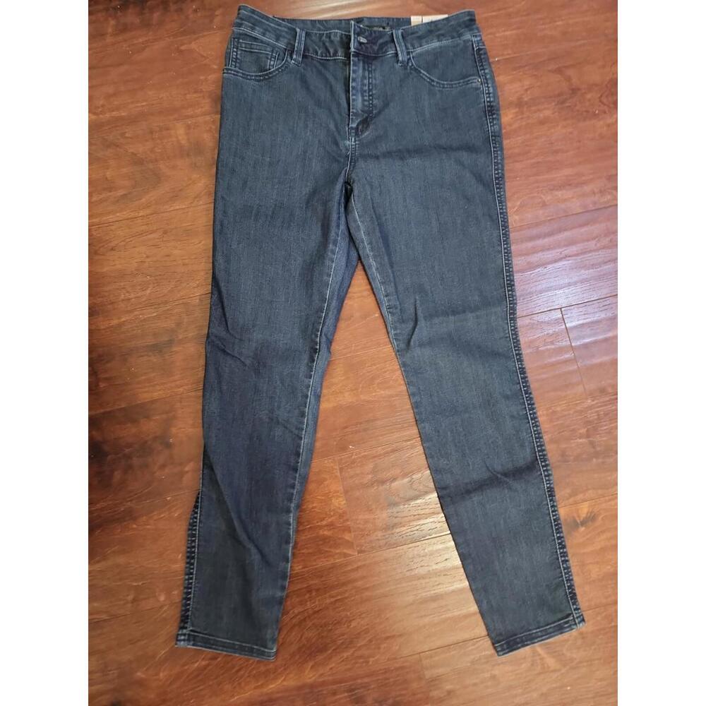 prAna Sz 10/30 (Really 31 x 28) Short Inseam Blue Organic Cotton Blend Jeans